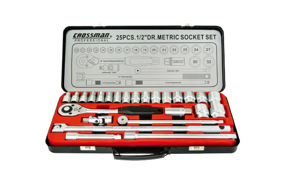 BỘ TUÝP 1/2 INCH 25 CHI TIẾT CROSSMAN 99-095 (THƯỜNG)