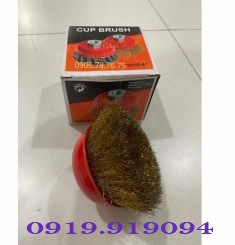 CHÉN CƯỚC SỢI VÀNG THẲNG 100MM 4INCH TÁN M14