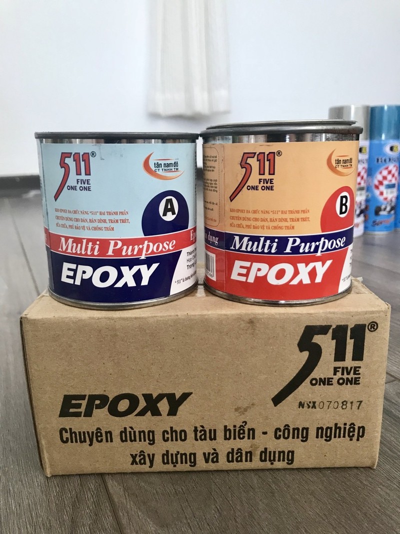 KEO EPOXY 2 THÀNH PHẦN AB 511 1.3KG