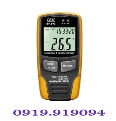MÁY ĐO ĐỘ ẨM, NHIỆT ĐỘ MÔI TRƯỜNG DT172 
