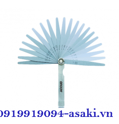 THƯỚC LÁ 100MM 0.05-1.00MM 20PCS ACCUD 912-100-20