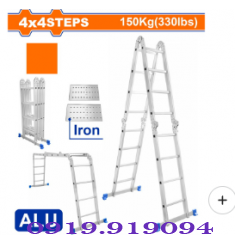 THANG NHÔM GẤP 4 KHÚC WADFOW WLD7H44