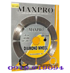 LƯỠI CẮT ĐÁ HOA CƯƠNG (CẮT GẠCH MEN & BÊ TÔNG) 116A - ƯỚT MAXPRO MA020610
